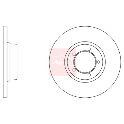 Apec Brake Disc DSK716