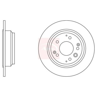 Apec Brake Disc DSK739