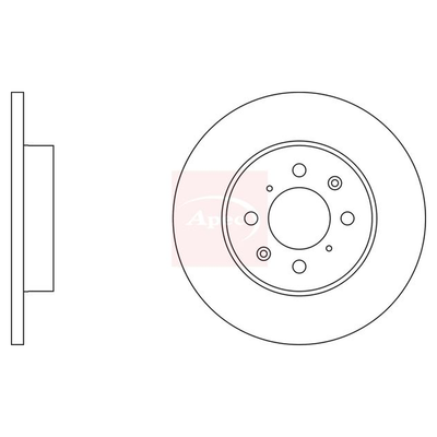 Apec Brake Disc DSK741