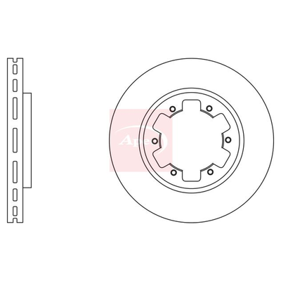 Apec Brake Disc DSK772