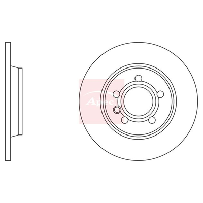 Apec Brake Disc DSK775
