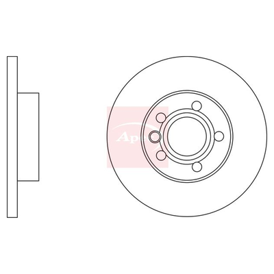 Apec Brake Disc DSK785