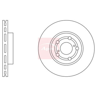 Apec Brake Disc DSK793
