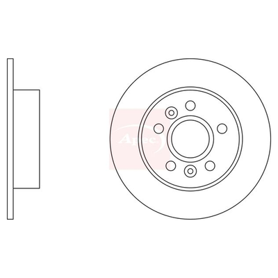 Apec Brake Disc DSK803