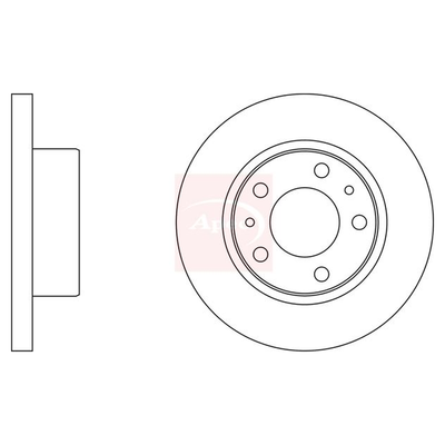 Apec Brake Disc DSK823