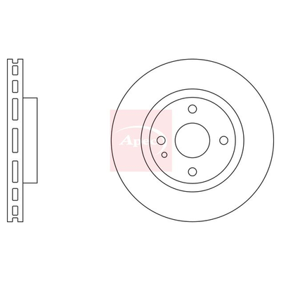 Apec Brake Disc DSK827