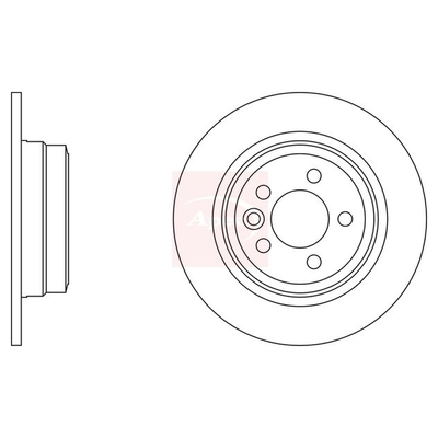 Apec Brake Disc DSK830