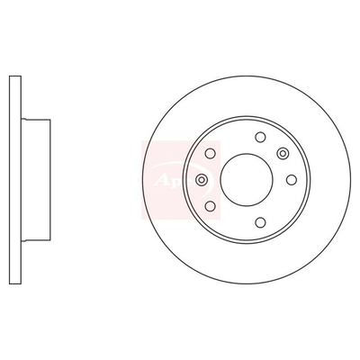 Apec Brake Disc DSK831