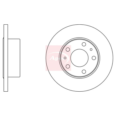 Apec Brake Disc DSK833