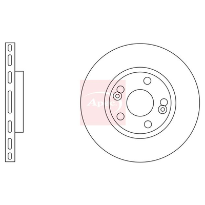 Apec Brake Disc DSK834