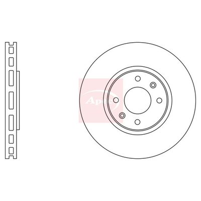 Apec Brake Disc DSK837