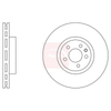 Apec Brake Disc DSK904 thumbnail
