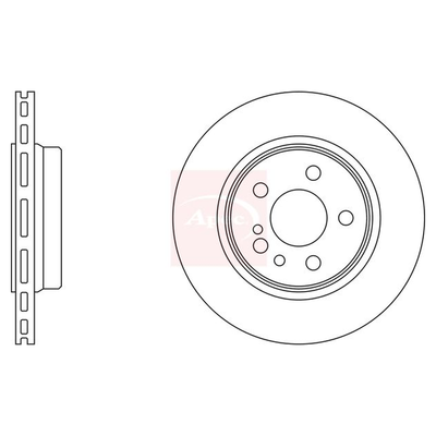 Apec Brake Disc DSK928