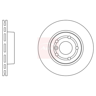 Apec Brake Disc DSK933
