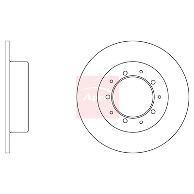 Apec Brake Disc DSK945