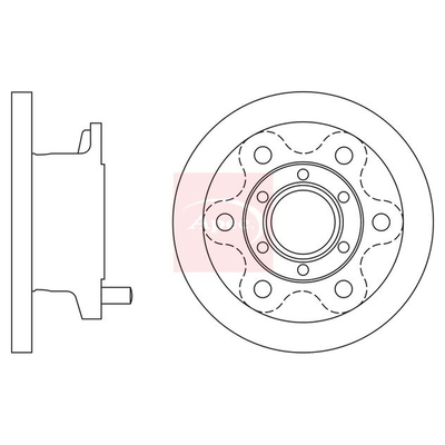 Apec Brake Disc DSK961