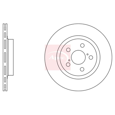 Apec Brake Disc DSK966