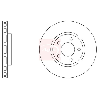 Apec Brake Disc DSK972