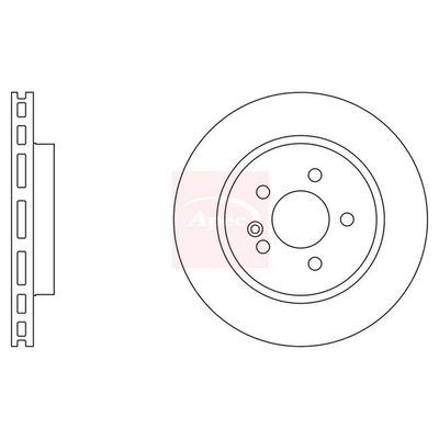 Apec Brake Disc DSK973