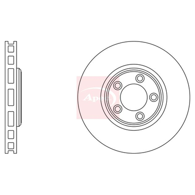 Apec Brake Disc DSK976