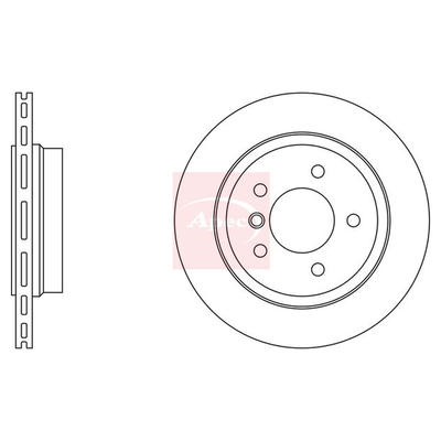 Apec Brake Disc DSK977