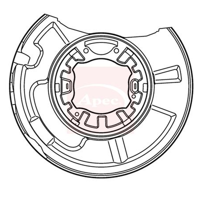 Apec Brake Disc Splash Panel ASG1016
