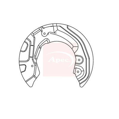 Apec Brake Disc Splash Panel ASG1018