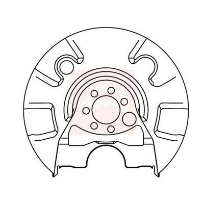 Apec Brake Disc Splash Panel ASG1040