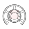 Apec Brake Disc Splash Panel ASG1177 thumbnail