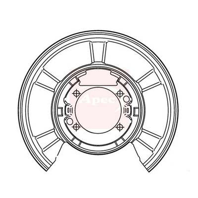Apec Brake Disc Splash Panel ASG1177
