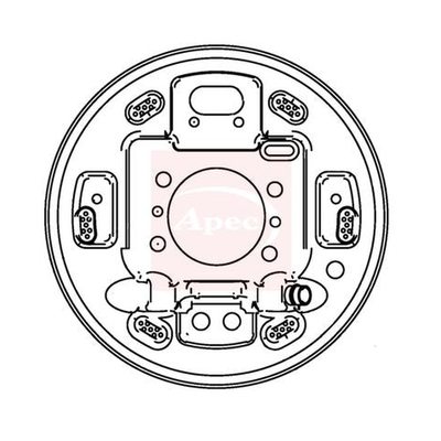 Apec Brake Disc Splash Panel ASG1135