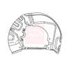 Apec Brake Disc Splash Panel ASG1022 thumbnail