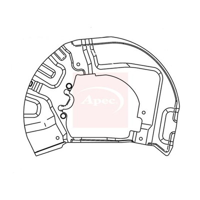 Apec Brake Disc Splash Panel ASG1022