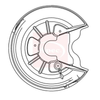 Apec Brake Disc Splash Panel ASG1047 thumbnail