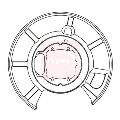 Apec Brake Disc Splash Panel ASG1024