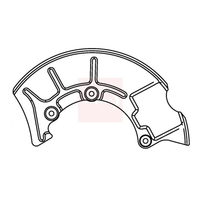 Apec Brake Disc Splash Panel ASG1043