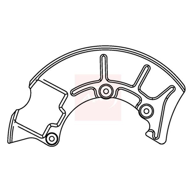 Apec Brake Disc Splash Panel ASG1044