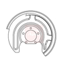 Apec Brake Disc Splash Panel ASG1155 thumbnail