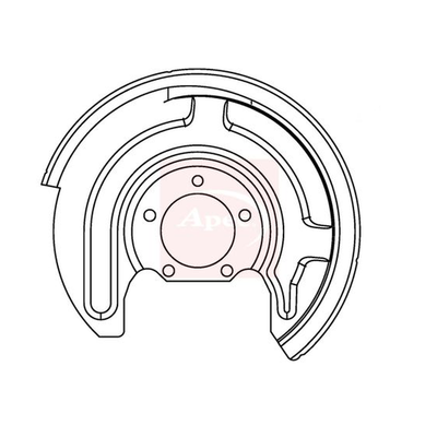 Apec Brake Disc Splash Panel ASG1155