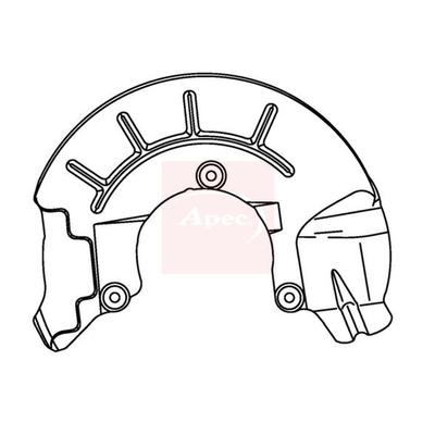 Apec Brake Disc Splash Panel ASG1144