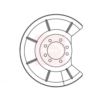 Apec Brake Disc Splash Panel ASG1096
