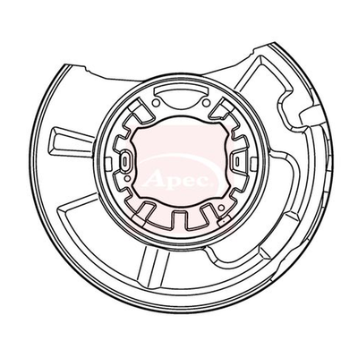Apec Brake Disc Splash Panel ASG1017