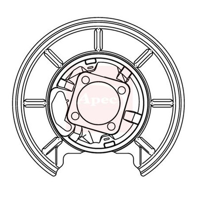 Apec Brake Disc Splash Panel ASG1165