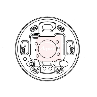Apec Brake Disc Splash Panel ASG1136