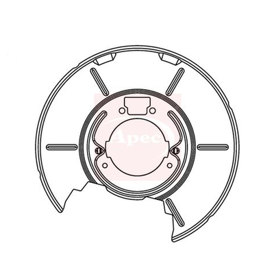Apec Brake Disc Splash Panel ASG1082