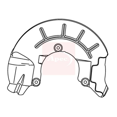 Apec Brake Disc Splash Panel ASG1143