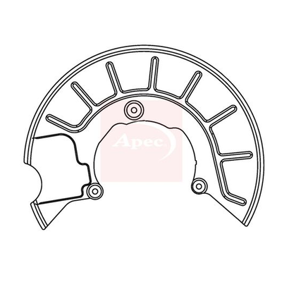 Apec Brake Disc Splash Panel ASG1050