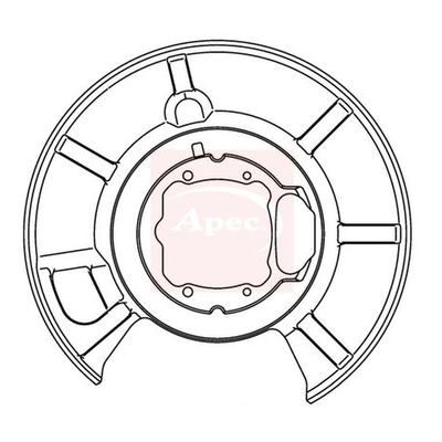 Apec Brake Disc Splash Panel ASG1025