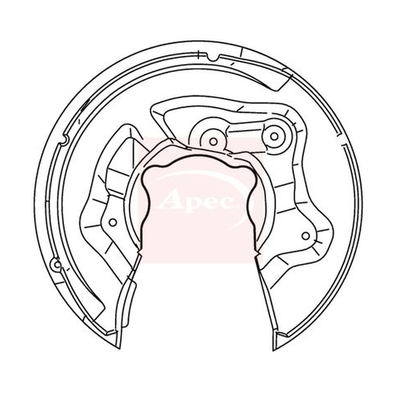Apec Brake Disc Splash Panel ASG1137