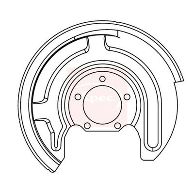 Apec Brake Disc Splash Panel ASG1156